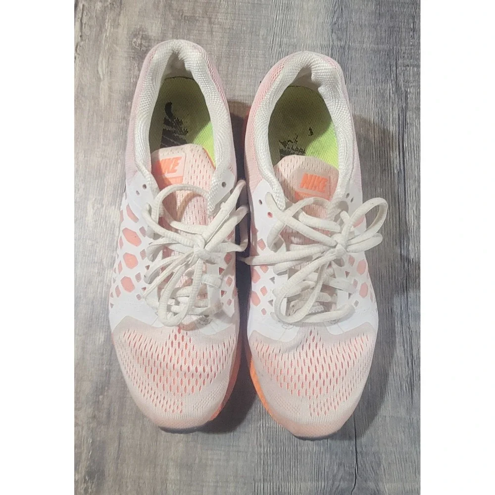 Nike Air Zoom Pegasus 31 Women's Shoes Running Sneakers Size‎ 9 White Orange